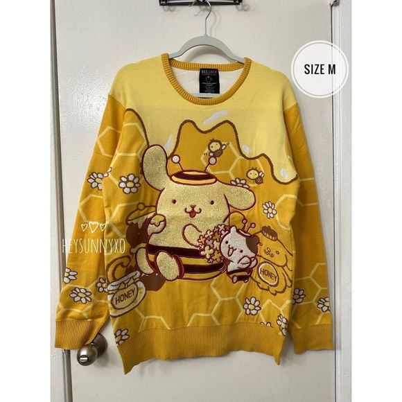 Bioworld Sweaters - Sanrio Pompompurin Bee Costume Portrait Sweater Size M
